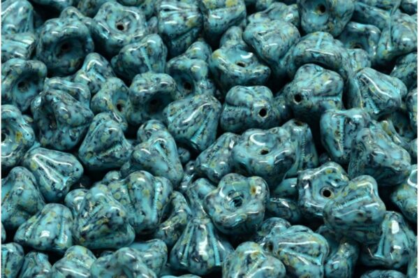 Bell Flower Beads 6x8mm - Image 1