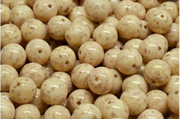 Round Druck Beads 8x8mm - Image 1