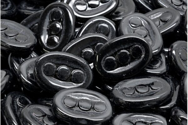 3 Dots Designed Beads 18x12mm - Image 1