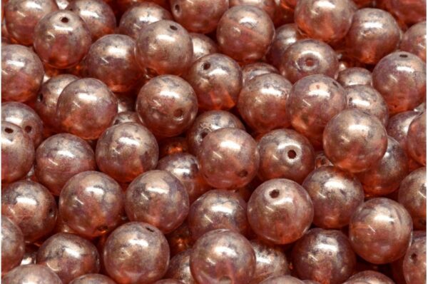 Round Druck Beads 8x8mm - Image 1