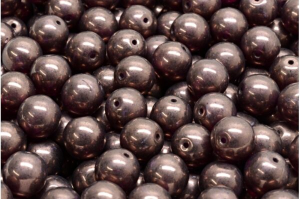 Round Druck Beads 8x8mm - Image 1