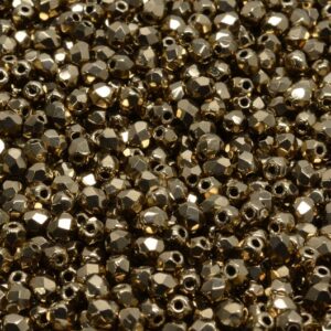 Firepolished Round Beads 3mm