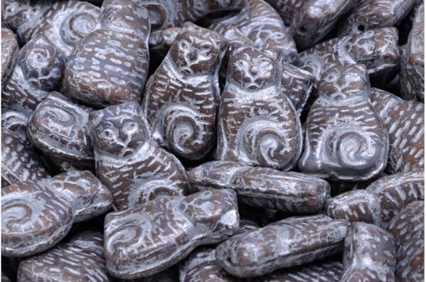 Cat beads 17x11mm - Image 1