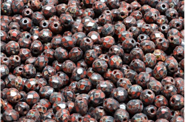 Firepolished Round Beads 4mm - Image 1
