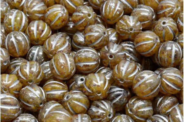 Melon Beads 8x8mm - Imagen 1