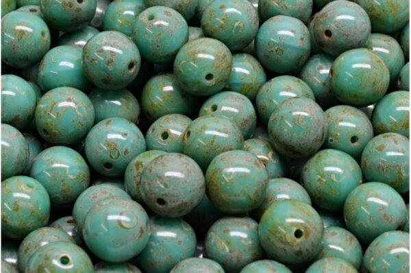 Round Druck Beads 8mm - Image 1
