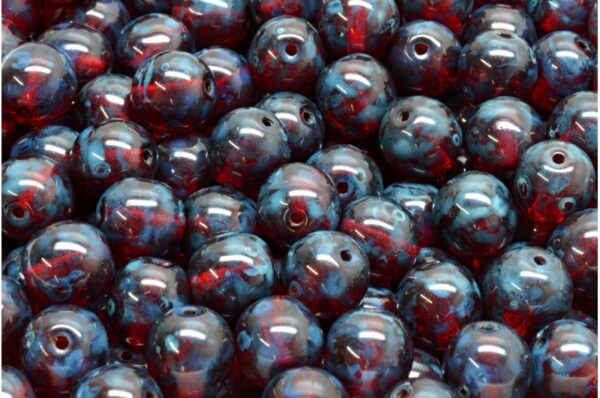 Round Druck Beads 8mm - Imagen 1