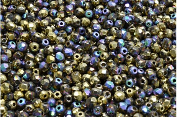 Firepolished Round Beads 3mm - Image 1