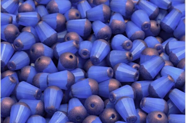 Firepolished Drop Beads 8x6mm - Image 1