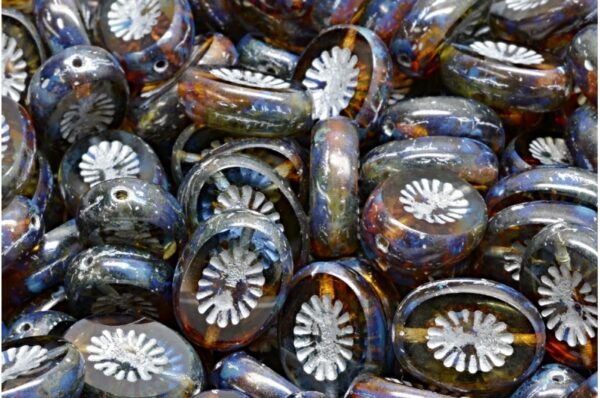 TCB Kiwi Beads 14x10mm - Image 1