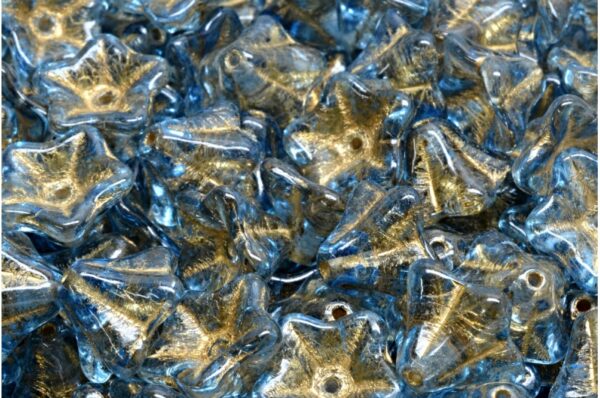 Petunia Flower Beads 8x13mm - Image 1