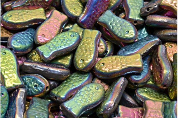 Fish Beads 14x7mm - Image 1