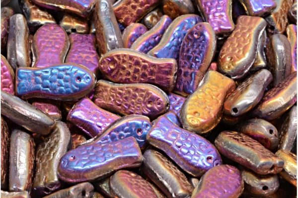Fish Beads 14x7mm - Image 1
