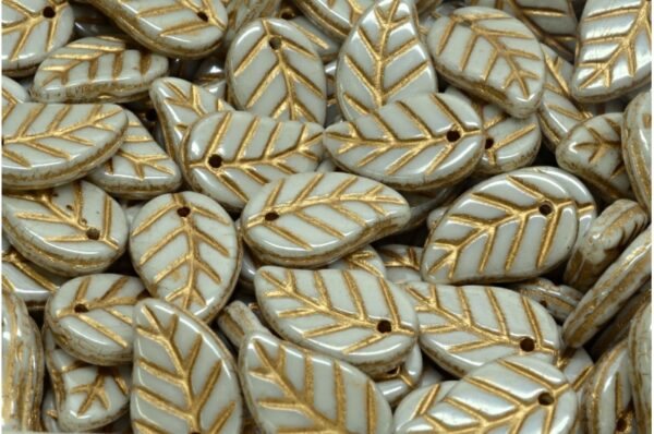 Elm Leaf Beads 14x9mm - Image 1