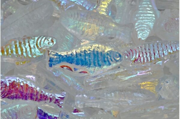 Trout Fish Beads 24x10mm - Image 1