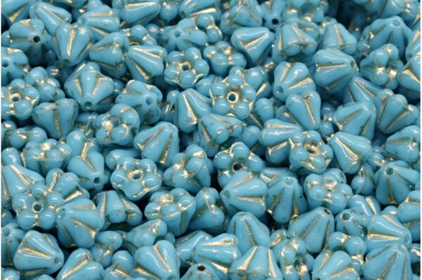 Bell Flower Beads 4x6mm - Image 1