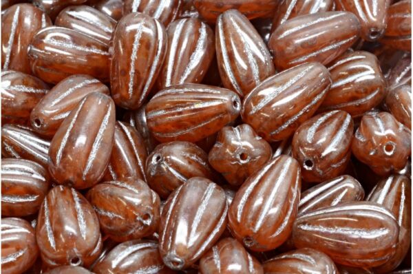 Drop Melon Beads 13x8mm - Image 1