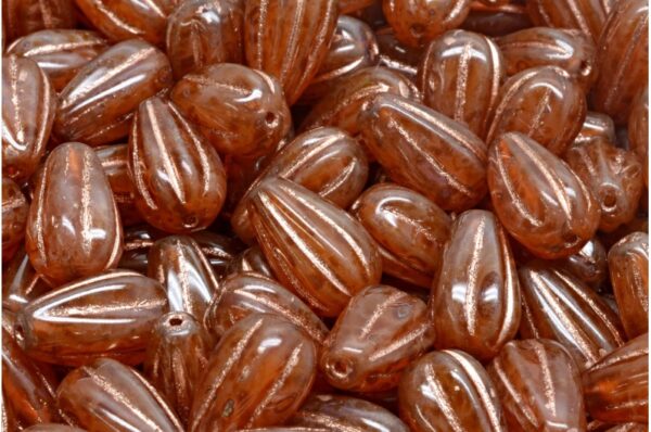 Drop Melon Beads 13x8mm - Image 1
