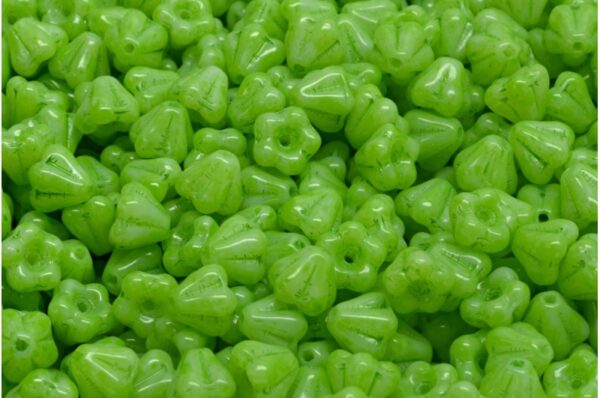 Bell Flower Beads 4x6mm - Image 1