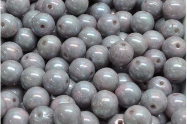 Round Druck Beads 8mm - Image 1