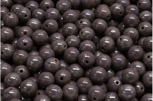 Round Druck Beads 6mm - Image 1