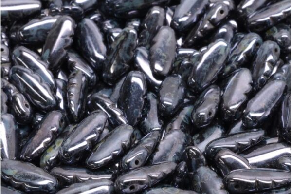 Serrated Dagger Beads 6x13mm - Image 1