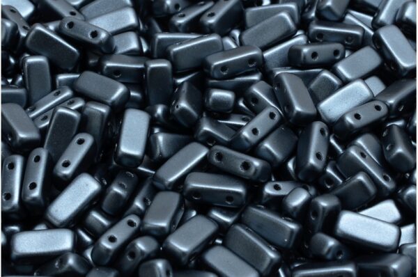 2 Hole Brick Beads 4x8mm - Image 1