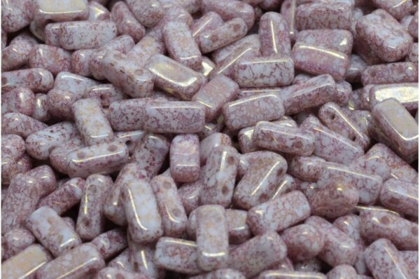 2 Hole Brick Beads 4x8mm - Image 1