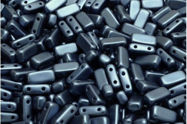 2 Hole Brick Beads 4x8mm - Image 1