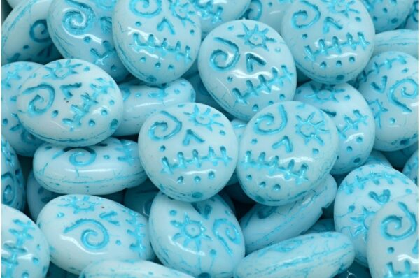 Woodoo Funny Face Beads 16x13mm - Imagen 1