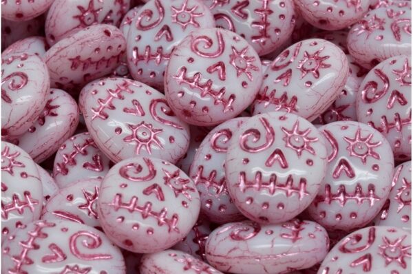 Woodoo Funny Face Beads 16x13mm - Imagen 1