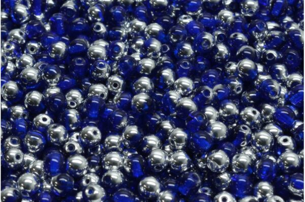 Round Druck Beads 4mm - Image 1