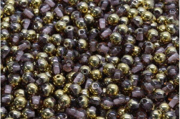 Round Druck Beads 4mm - Image 1