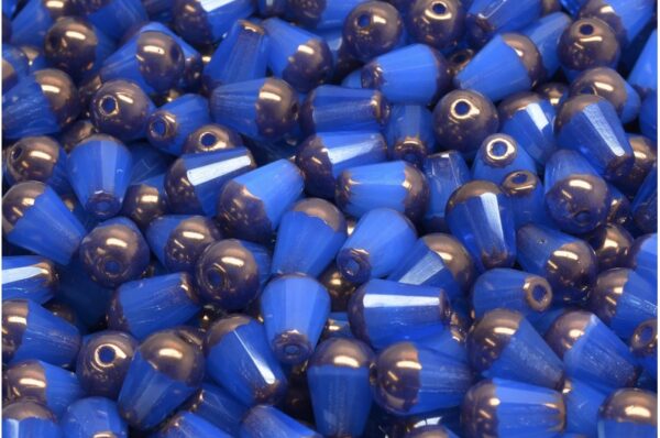 Firepolished Drop Beads 8x6mm - Image 1