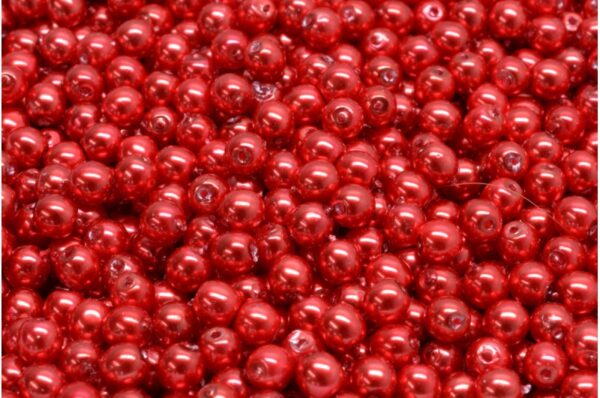 Round Druck Beads 4mm - Imagen 1