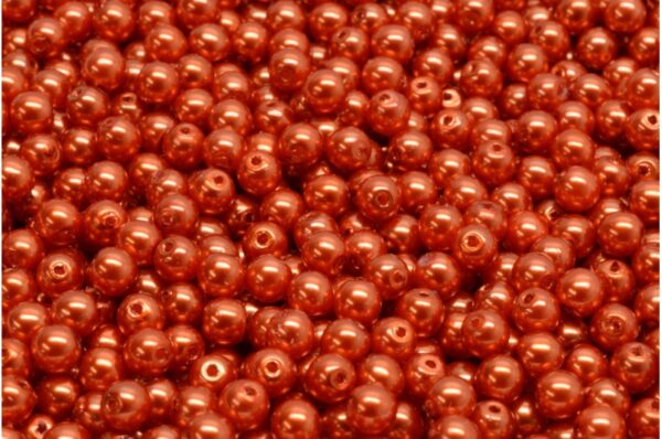 Round Druck Beads 4mm - Imagen 1