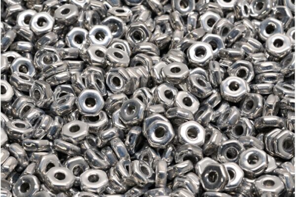 Hex Nut  Beads 2x5mm - Image 1