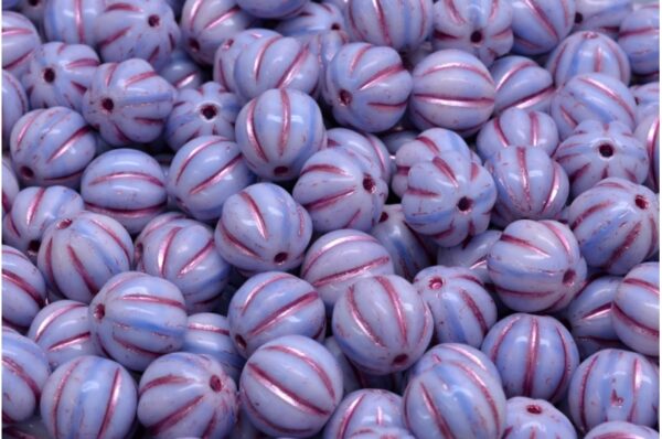 Melon Beads 8x8mm - Image 1