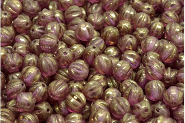 Melon Beads 6x6mm - Image 1