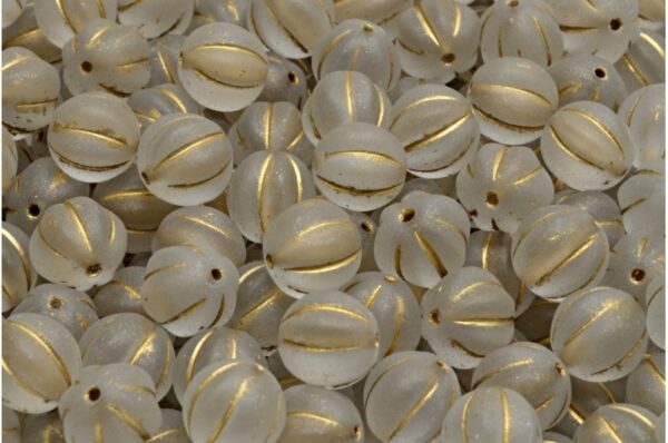 Melon Beads 8x8mm - Image 1