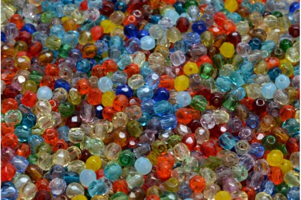 Firepolished Round Beads 3mm - Image 1