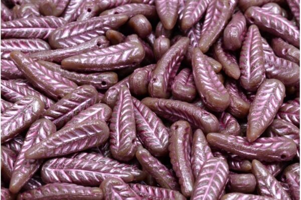 Bird Feather Beads 5x17mm - Image 1