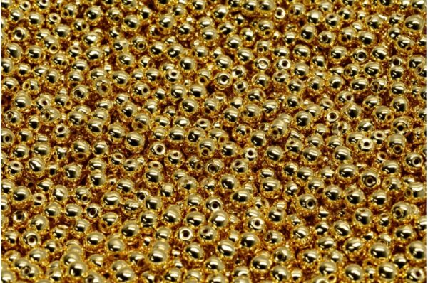 Round Druck Beads 3mm - Image 1