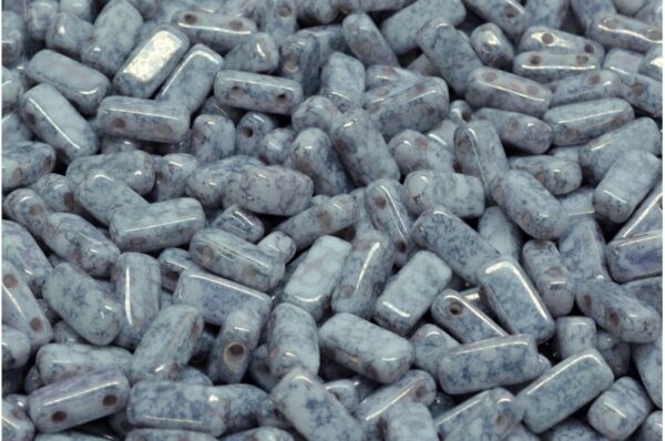 2 Hole Brick Beads 4x8mm - Image 1