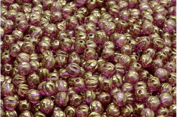 Melon Beads 4x4mm - Image 1