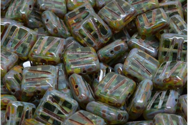 TCB Squared Designed Beads 10x10mm - Image 1