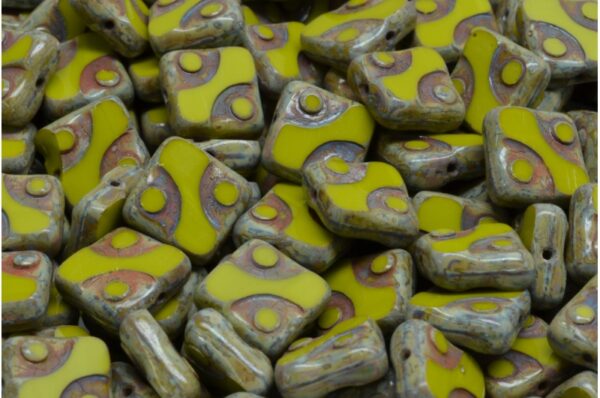 TCB Squared Designed Beads 10x10mm - Image 1