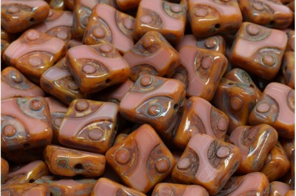 TCB Squared Designed Beads 10x10mm - Image 1