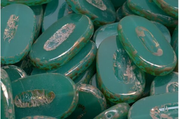 TCB Flat Oval Beads 26x15mm - Image 1