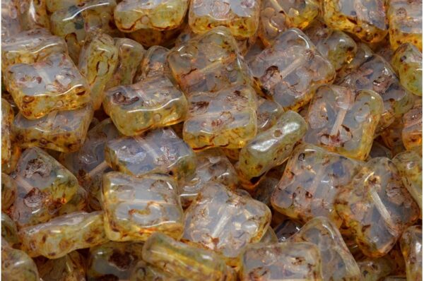 TCB Squared Designed Beads 10x10mm - Image 1